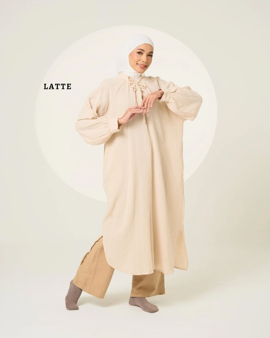 haura-wear-michelle-blouse-lengan panjang-kemeja labuh-baju labuh-tunic-kaftan-midi-dress-blouse-shirt-long-sleeve-baju-muslimah-baju-perempuan-shirt-blouse-baju (16)