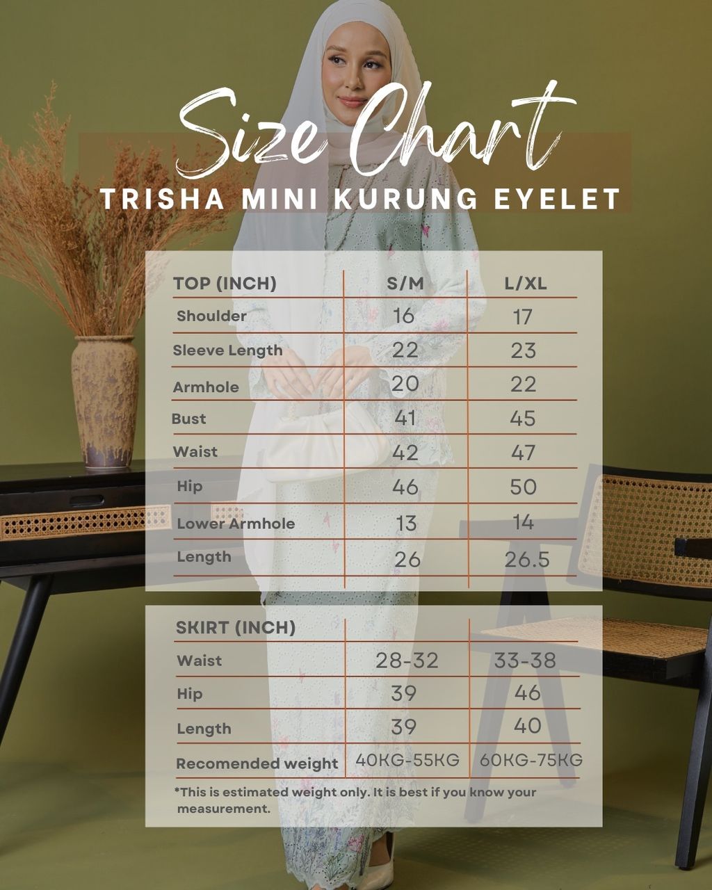 haura-wear-trisha-skirt-set-sulam-embroidery-pario-klasik-tradisional-mini kebaya-fabrik eyelet-raya-muslimah-long-sleeve-baju-skirt-kain-perempuan-baju-sepasang