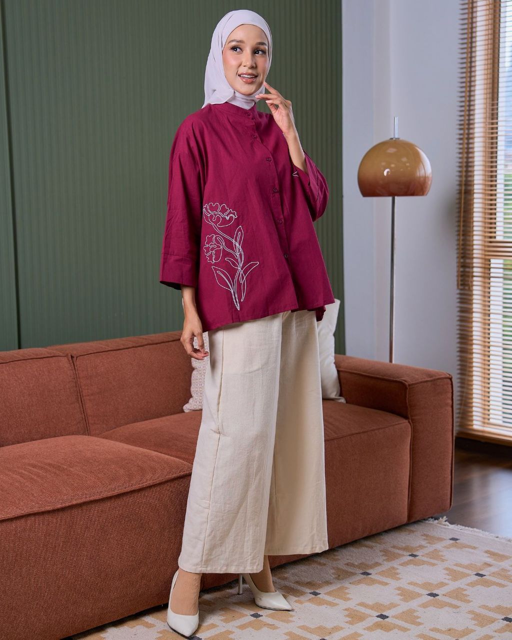 haura-wear-raena-blouse-lengan panjang-kemeja labuh-baju labuh-tunic-kaftan-midi-dress-blouse-shirt-long-sleeve-baju-muslimah-baju-perempuan-shirt-blouse-baju (15)