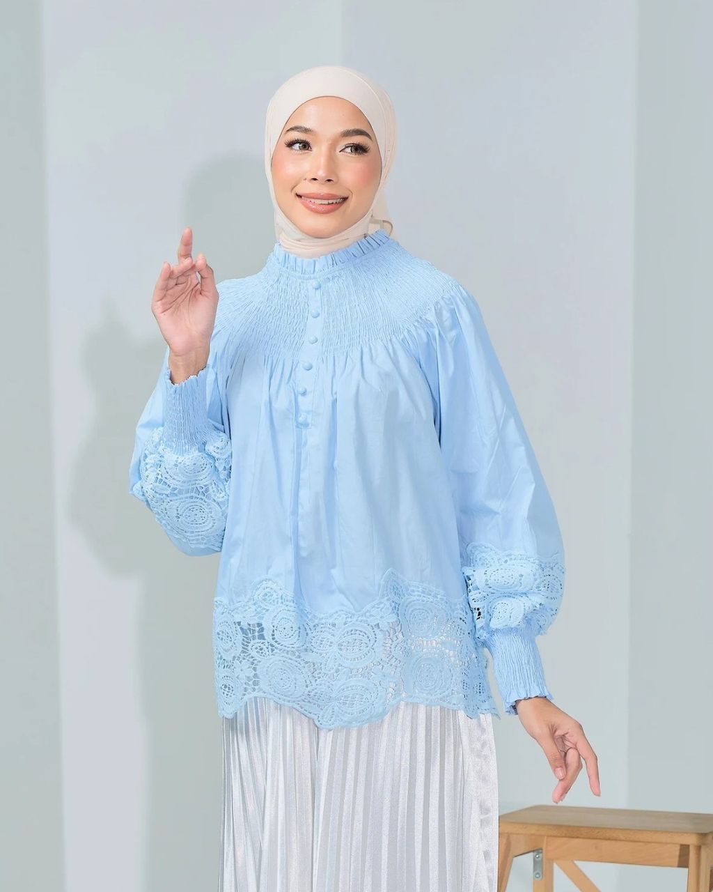 haura-wear-daelyn-dress-lengan panjang-dress labuh-baju labuh-tunic-kaftan-midi-dress-blouse-shirt-long-sleeve-baju-muslimah-baju-perempuan-shirt-blouse-baju (3)