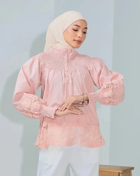 haura-wear-daelyn-dress-lengan panjang-dress labuh-baju labuh-tunic-kaftan-midi-dress-blouse-shirt-long-sleeve-baju-muslimah-baju-perempuan-shirt-blouse-baju (5)