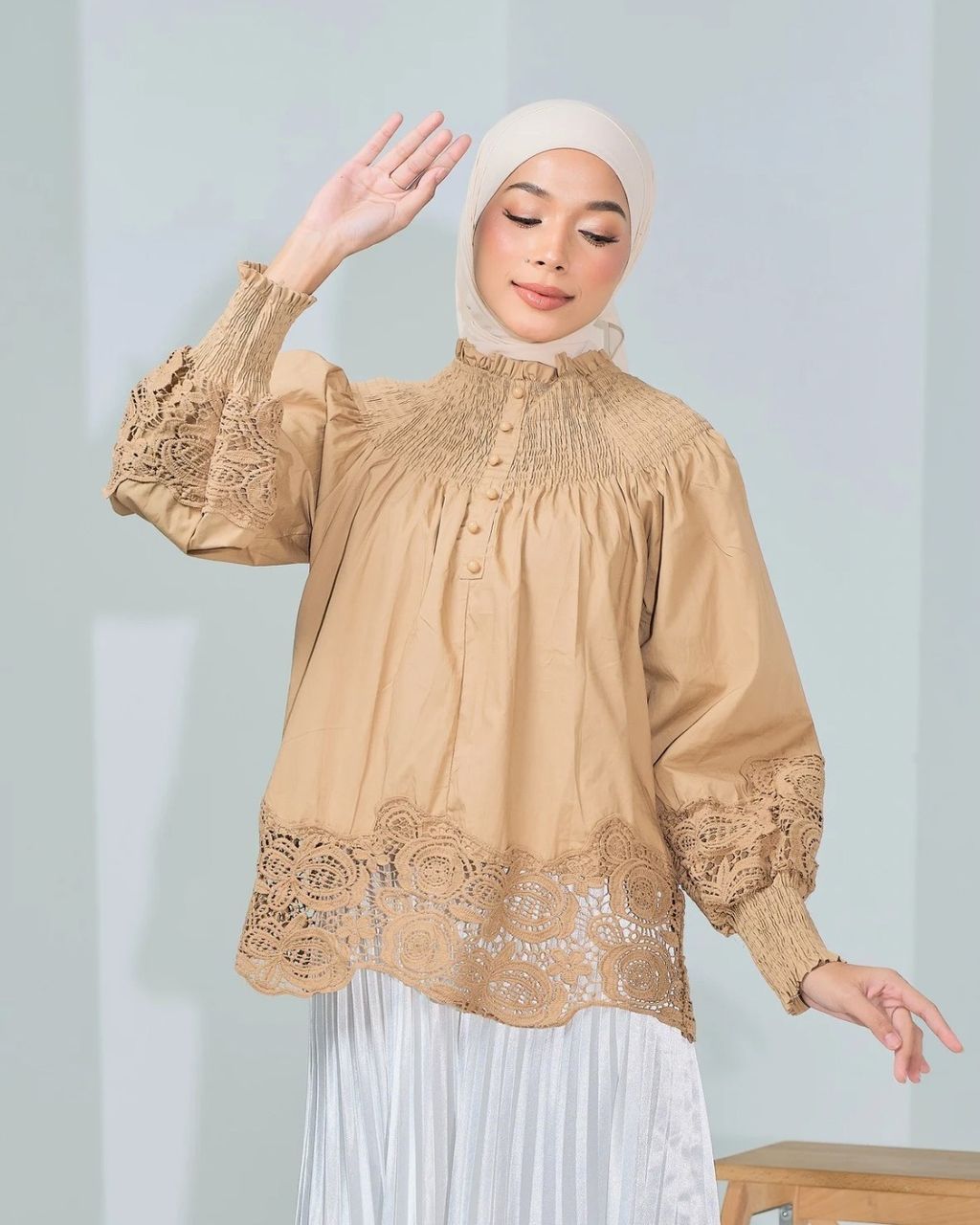haura-wear-daelyn-dress-lengan panjang-dress labuh-baju labuh-tunic-kaftan-midi-dress-blouse-shirt-long-sleeve-baju-muslimah-baju-perempuan-shirt-blouse-baju (11)