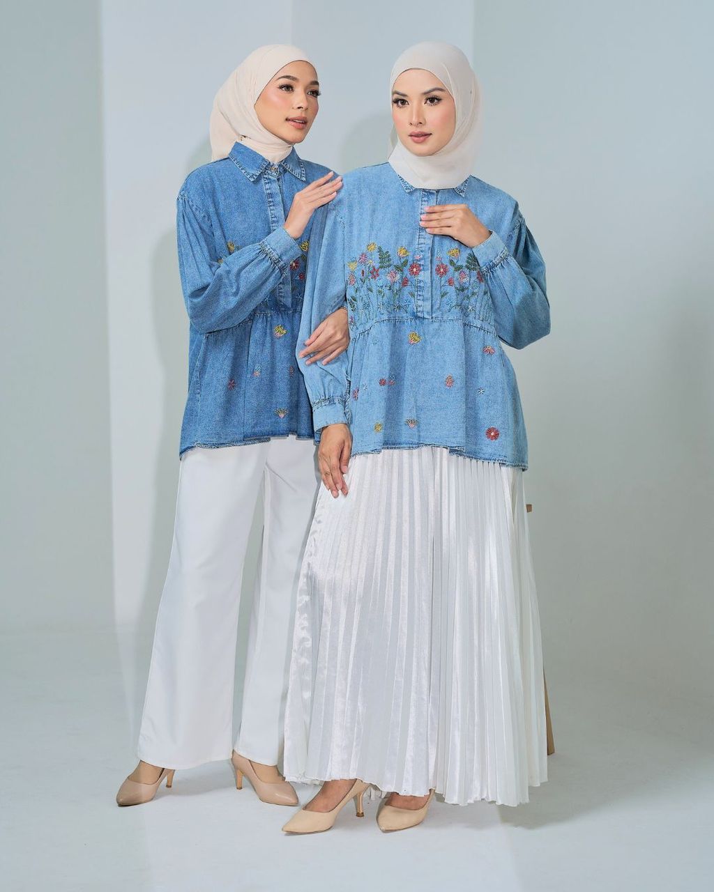 haura-wear-caitlyn-dress-lengan panjang-dress labuh-baju labuh-tunic-kaftan-midi-dress-blouse-shirt-long-sleeve-baju-muslimah-baju-perempuan-shirt-blouse-baju (6)