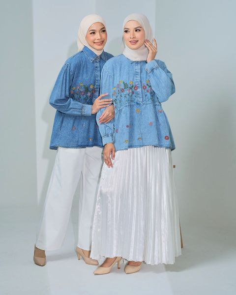 haura-wear-caitlyn-dress-lengan panjang-dress labuh-baju labuh-tunic-kaftan-midi-dress-blouse-shirt-long-sleeve-baju-muslimah-baju-perempuan-shirt-blouse-baju (7)