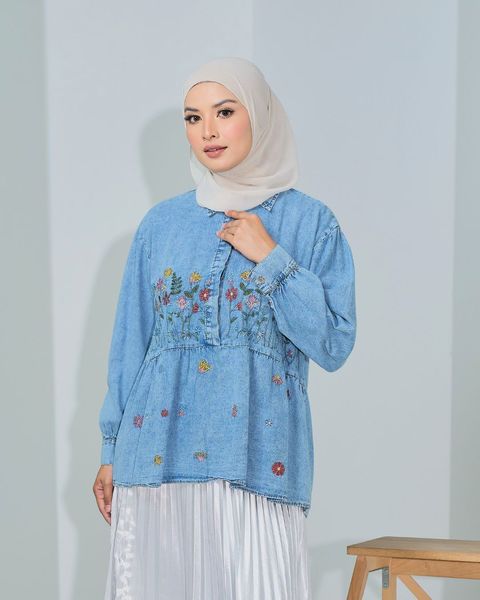 haura-wear-caitlyn-dress-lengan panjang-dress labuh-baju labuh-tunic-kaftan-midi-dress-blouse-shirt-long-sleeve-baju-muslimah-baju-perempuan-shirt-blouse-baju (10)