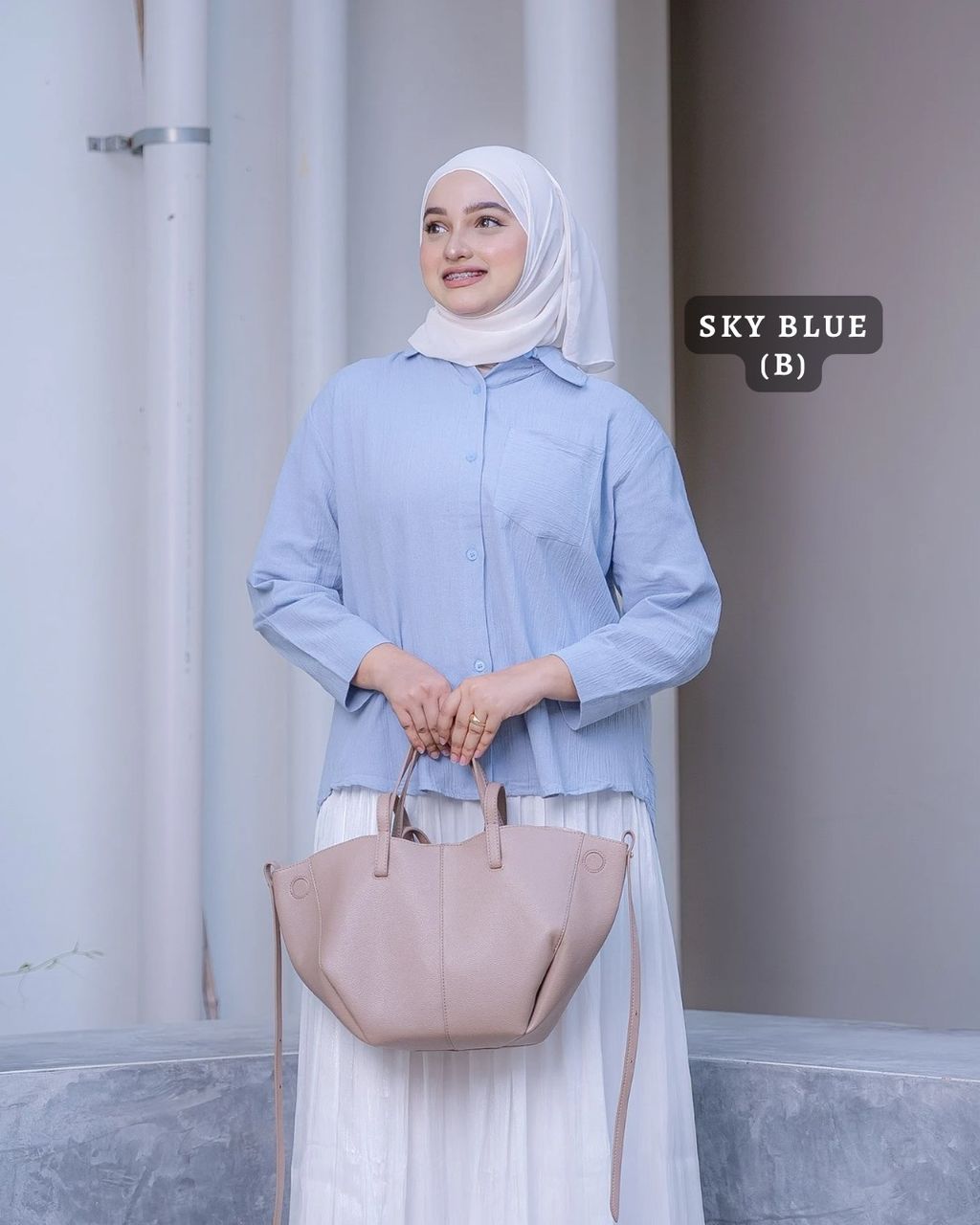 haura-wear-emny-dress-lengan panjang-dress labuh-baju labuh-tunic-kaftan-midi-dress-blouse-shirt-long-sleeve-baju-muslimah-baju-perempuan-shirt-blouse-baju (4)