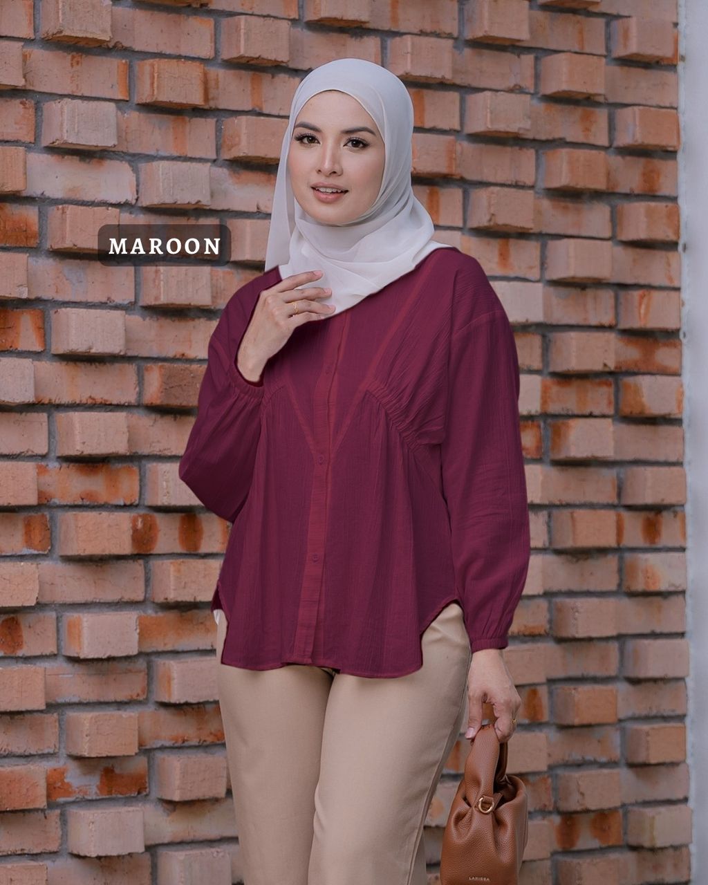 haura-wear-wyne-dress-lengan panjang-dress labuh-baju labuh-tunic-kaftan-midi-dress-blouse-shirt-long-sleeve-baju-muslimah-baju-perempuan-shirt-blouse-baju (1)