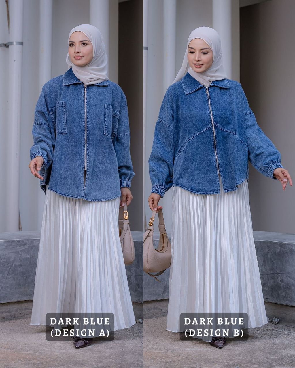 haura-wear-margo-dress-lengan panjang-dress labuh-baju labuh-tunic-kaftan-midi-dress-blouse-shirt-long-sleeve-baju-muslimah-baju-perempuan-shirt-blouse-baju