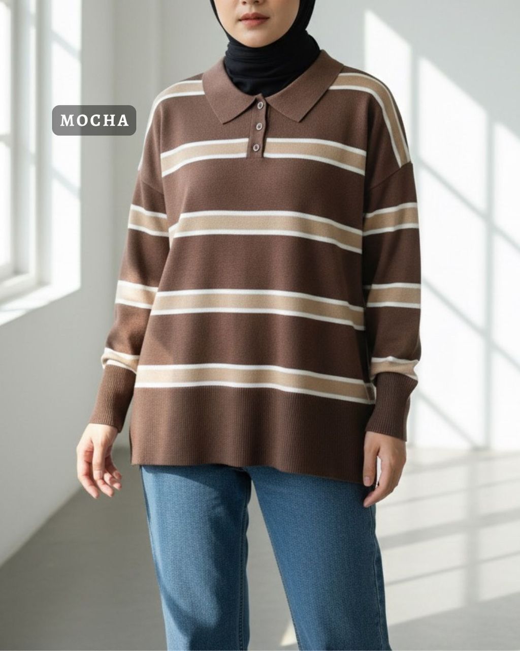 haura-wear-sally-dress-lengan panjang-dress labuh-baju labuh-tunic-kaftan-midi-dress-blouse-shirt-long-sleeve-baju-muslimah-baju-perempuan-shirt-blouse-baju (4)