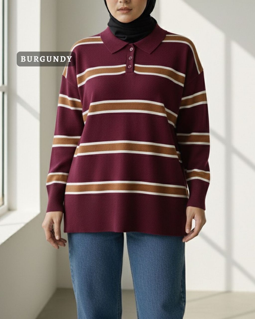 haura-wear-sally-dress-lengan panjang-dress labuh-baju labuh-tunic-kaftan-midi-dress-blouse-shirt-long-sleeve-baju-muslimah-baju-perempuan-shirt-blouse-baju (6)