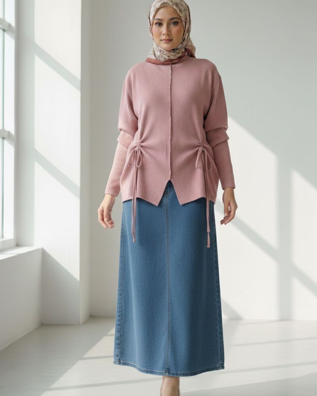 haura-wear-freca-dress-lengan panjang-dress labuh-baju labuh-tunic-kaftan-midi-dress-blouse-shirt-long-sleeve-baju-muslimah-baju-perempuan-shirt-blouse-baju (11)