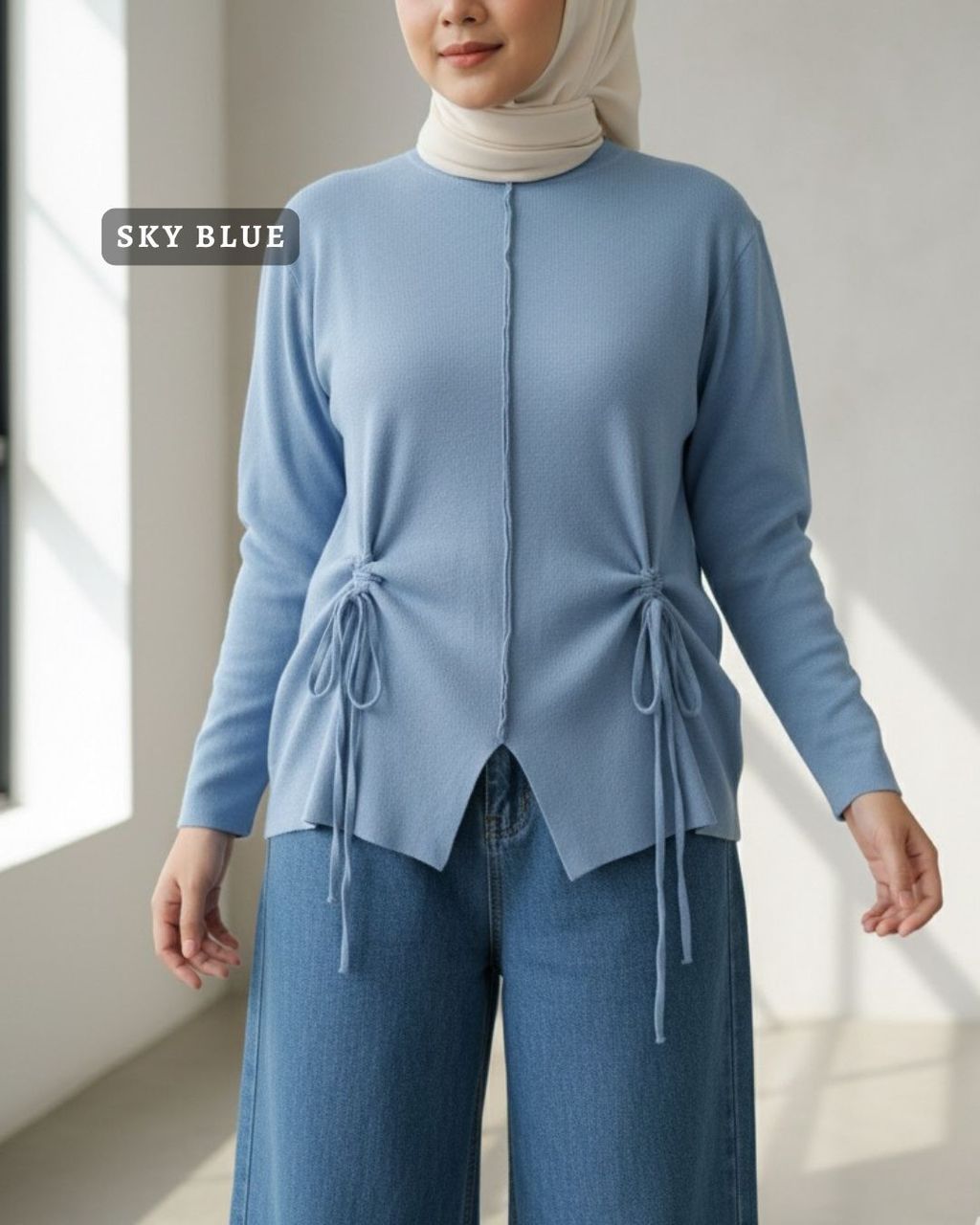 haura-wear-freca-dress-lengan panjang-dress labuh-baju labuh-tunic-kaftan-midi-dress-blouse-shirt-long-sleeve-baju-muslimah-baju-perempuan-shirt-blouse-baju (2)