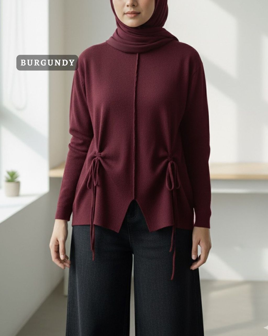 haura-wear-freca-dress-lengan panjang-dress labuh-baju labuh-tunic-kaftan-midi-dress-blouse-shirt-long-sleeve-baju-muslimah-baju-perempuan-shirt-blouse-baju (3)