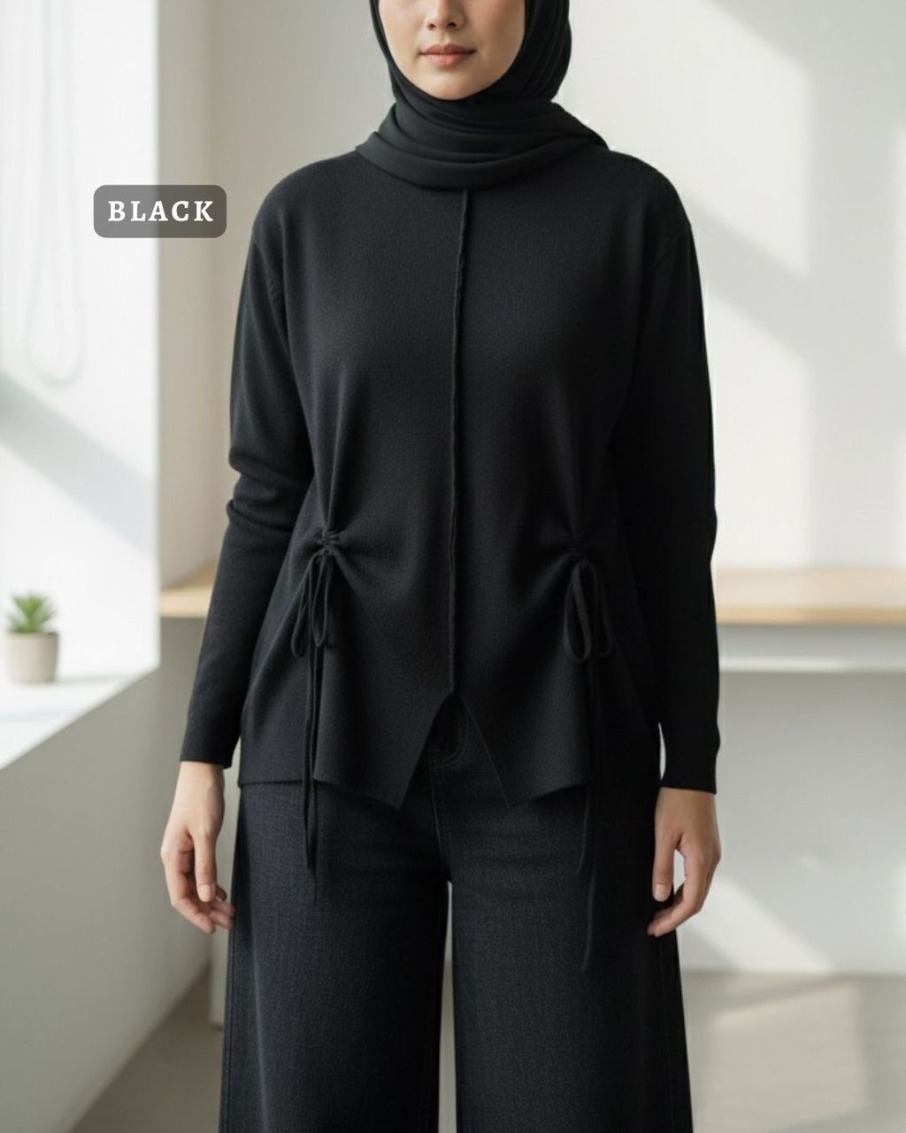 haura-wear-freca-dress-lengan panjang-dress labuh-baju labuh-tunic-kaftan-midi-dress-blouse-shirt-long-sleeve-baju-muslimah-baju-perempuan-shirt-blouse-baju (1)