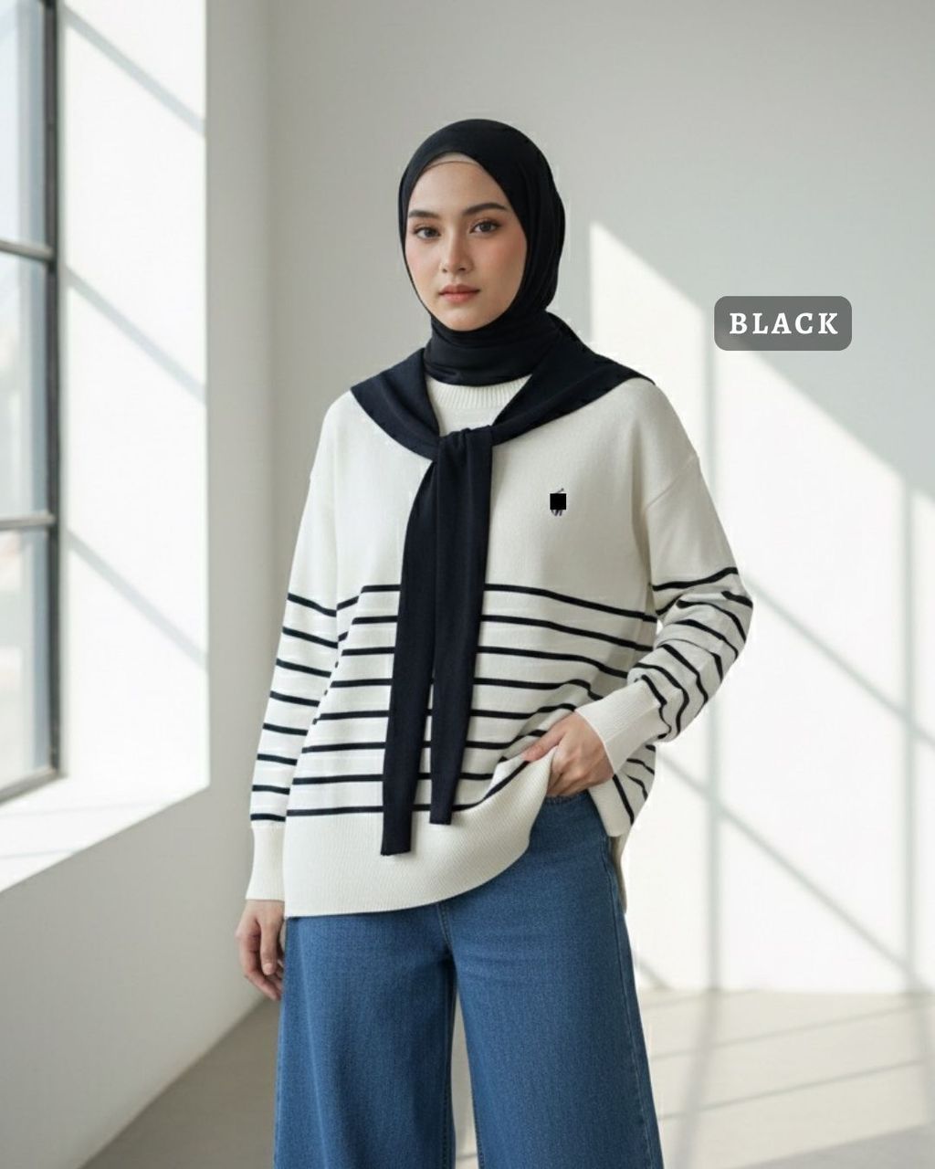 haura-wear-cyra-dress-lengan panjang-dress labuh-baju labuh-knit-tunic-kaftan-midi-dress-blouse-shirt-long-sleeve-baju-muslimah-baju-perempuan-shirt-blouse-baju (16)