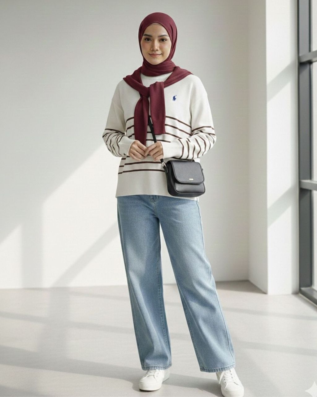 haura-wear-cyra-dress-lengan panjang-dress labuh-baju labuh-knit-tunic-kaftan-midi-dress-blouse-shirt-long-sleeve-baju-muslimah-baju-perempuan-shirt-blouse-baju (18)