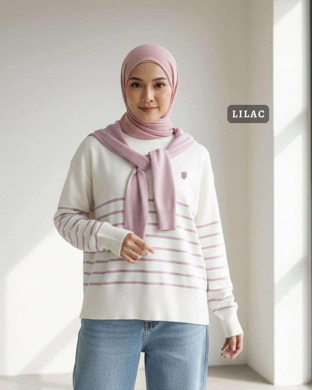 haura-wear-cyra-dress-lengan panjang-dress labuh-baju labuh-knit-tunic-kaftan-midi-dress-blouse-shirt-long-sleeve-baju-muslimah-baju-perempuan-shirt-blouse-baju (12)