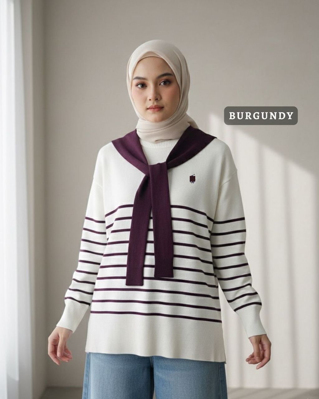 haura-wear-cyra-dress-lengan panjang-dress labuh-baju labuh-knit-tunic-kaftan-midi-dress-blouse-shirt-long-sleeve-baju-muslimah-baju-perempuan-shirt-blouse-baju (13)