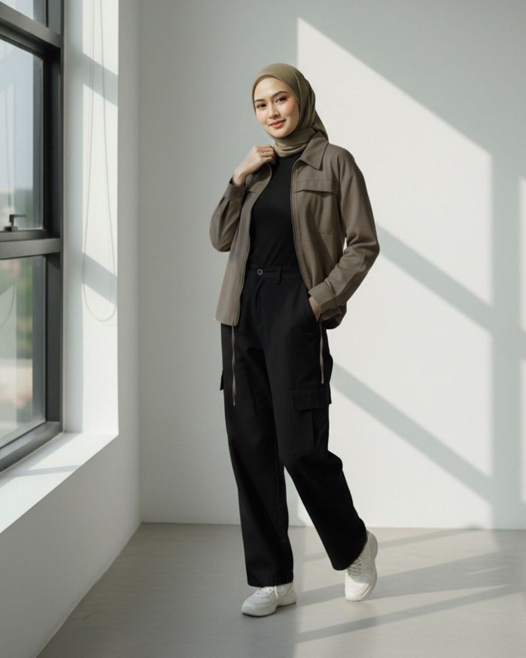 haura-wear-mika-dress-lengan panjang-dress labuh-baju labuh-knit-tunic-kaftan-midi-dress-blouse-shirt-long-sleeve-baju-muslimah-baju-perempuan-shirt-blouse-baju (5)