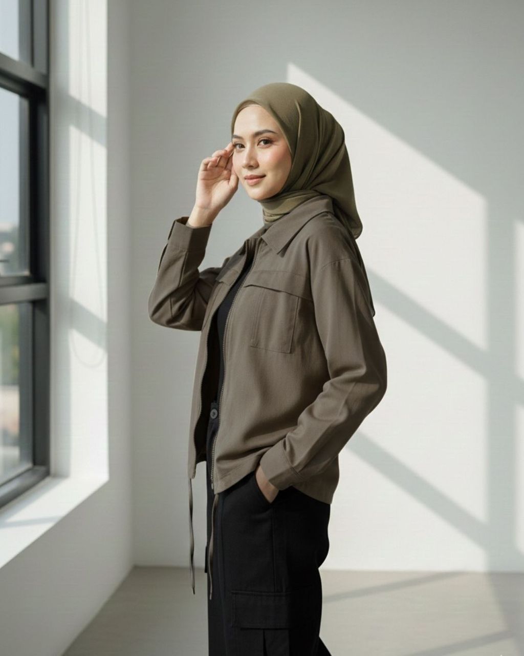 haura-wear-mika-dress-lengan panjang-dress labuh-baju labuh-knit-tunic-kaftan-midi-dress-blouse-shirt-long-sleeve-baju-muslimah-baju-perempuan-shirt-blouse-baju (6)