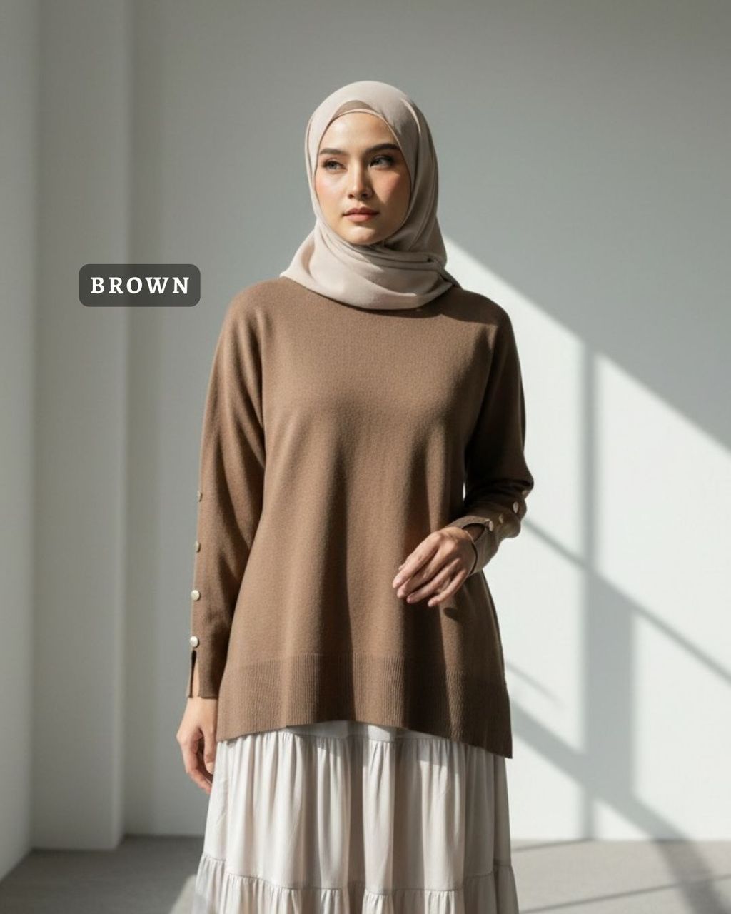 haura-wear-vini-dress-lengan panjang-dress labuh-baju labuh-knit-tunic-kaftan-midi-dress-blouse-shirt-long-sleeve-baju-muslimah-baju-perempuan-shirt-blouse-baju (13)