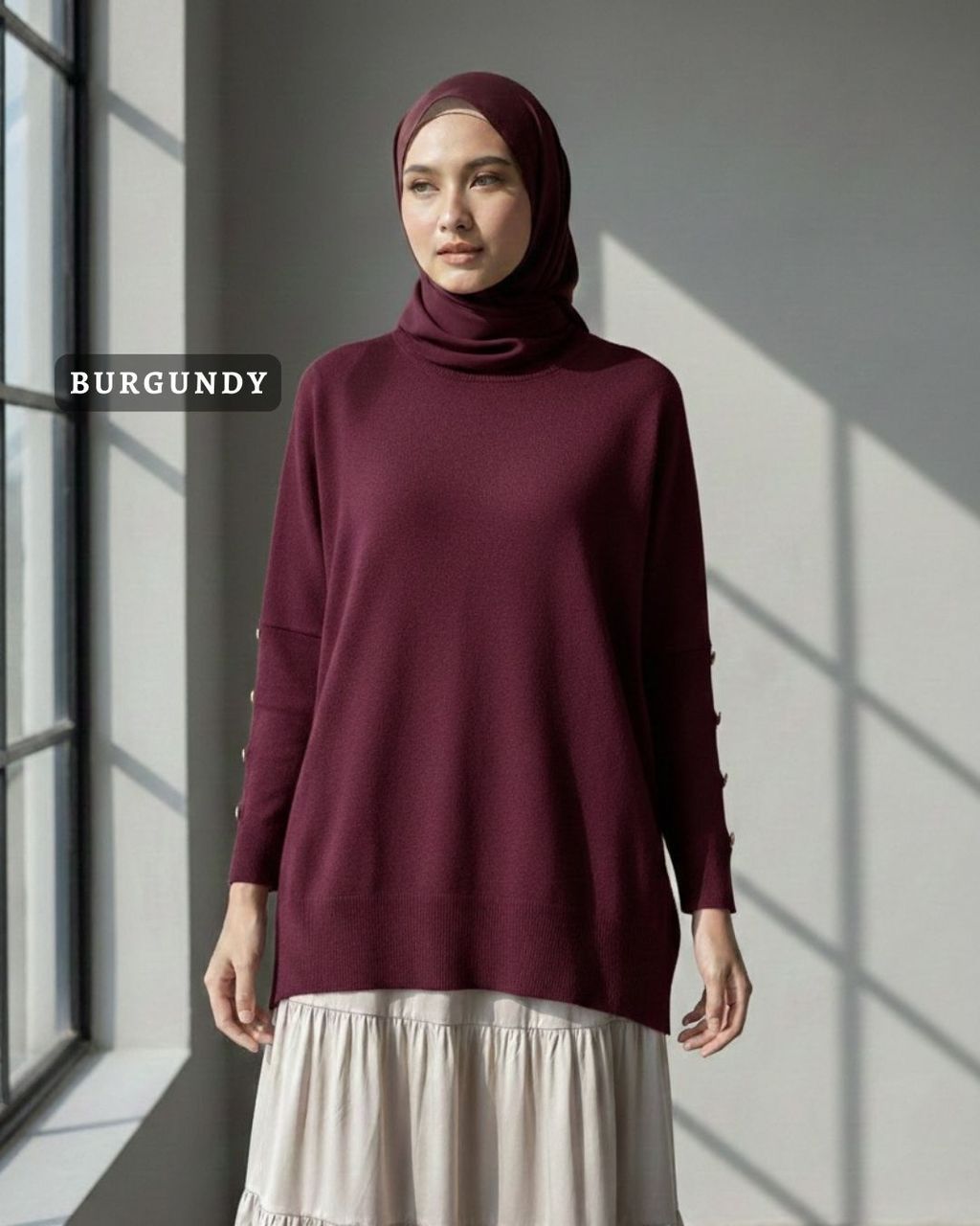 haura-wear-vini-dress-lengan panjang-dress labuh-baju labuh-knit-tunic-kaftan-midi-dress-blouse-shirt-long-sleeve-baju-muslimah-baju-perempuan-shirt-blouse-baju (15)