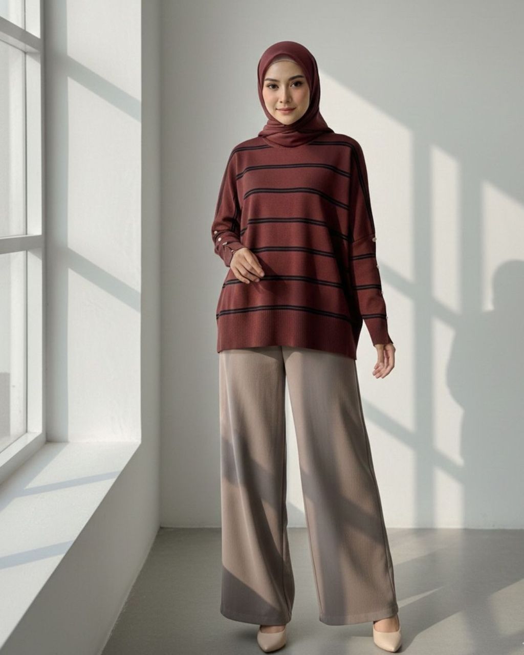 haura-wear-qeela-dress-lengan panjang-dress labuh-baju labuh-knit-tunic-kaftan-midi-dress-blouse-shirt-long-sleeve-baju-muslimah-baju-perempuan-shirt-blouse-baju (10)