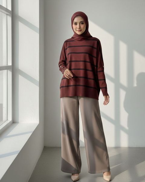 haura-wear-qeela-dress-lengan panjang-dress labuh-baju labuh-knit-tunic-kaftan-midi-dress-blouse-shirt-long-sleeve-baju-muslimah-baju-perempuan-shirt-blouse-baju (10)