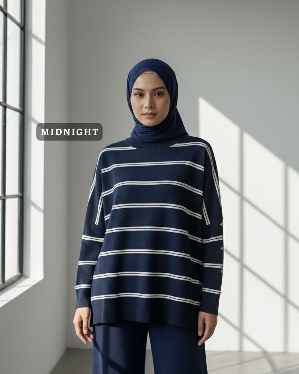 haura-wear-qeela-dress-lengan panjang-dress labuh-baju labuh-knit-tunic-kaftan-midi-dress-blouse-shirt-long-sleeve-baju-muslimah-baju-perempuan-shirt-blouse-baju (3)