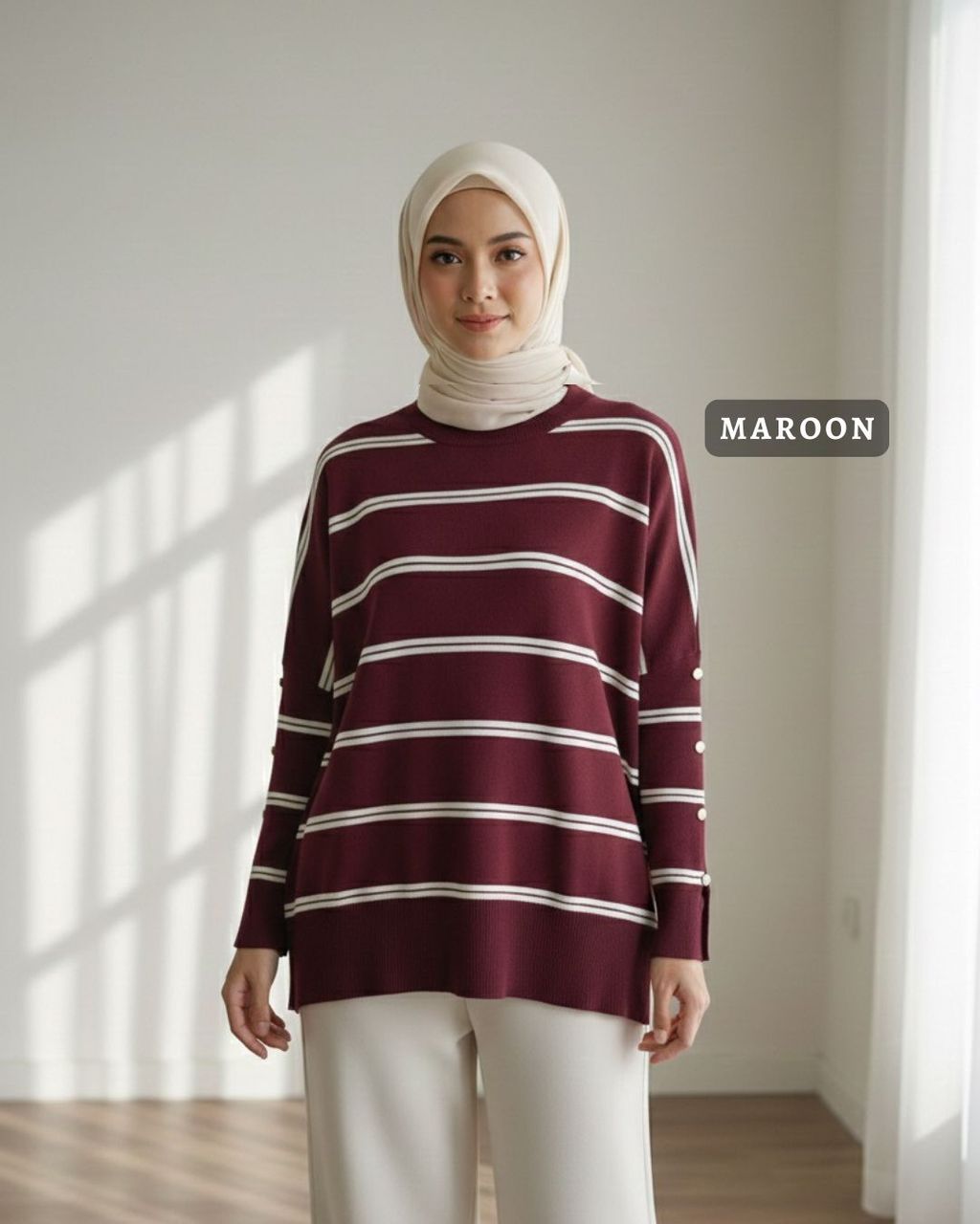 haura-wear-qeela-dress-lengan panjang-dress labuh-baju labuh-knit-tunic-kaftan-midi-dress-blouse-shirt-long-sleeve-baju-muslimah-baju-perempuan-shirt-blouse-baju (18)