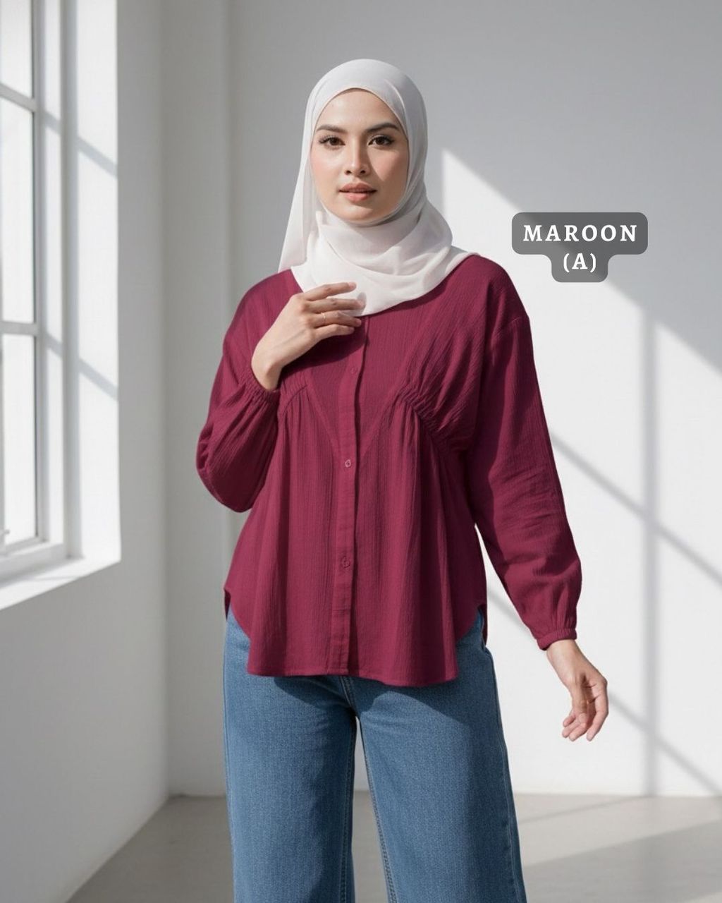 haura-wear-wyne-dress-lengan panjang-dress labuh-baju labuh-knit-tunic-kaftan-midi-dress-blouse-shirt-long-sleeve-baju-muslimah-baju-perempuan-shirt-blouse-baju (19)