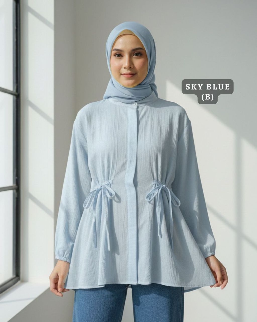 haura-wear-wyne-dress-lengan panjang-dress labuh-baju labuh-knit-tunic-kaftan-midi-dress-blouse-shirt-long-sleeve-baju-muslimah-baju-perempuan-shirt-blouse-baju (3)