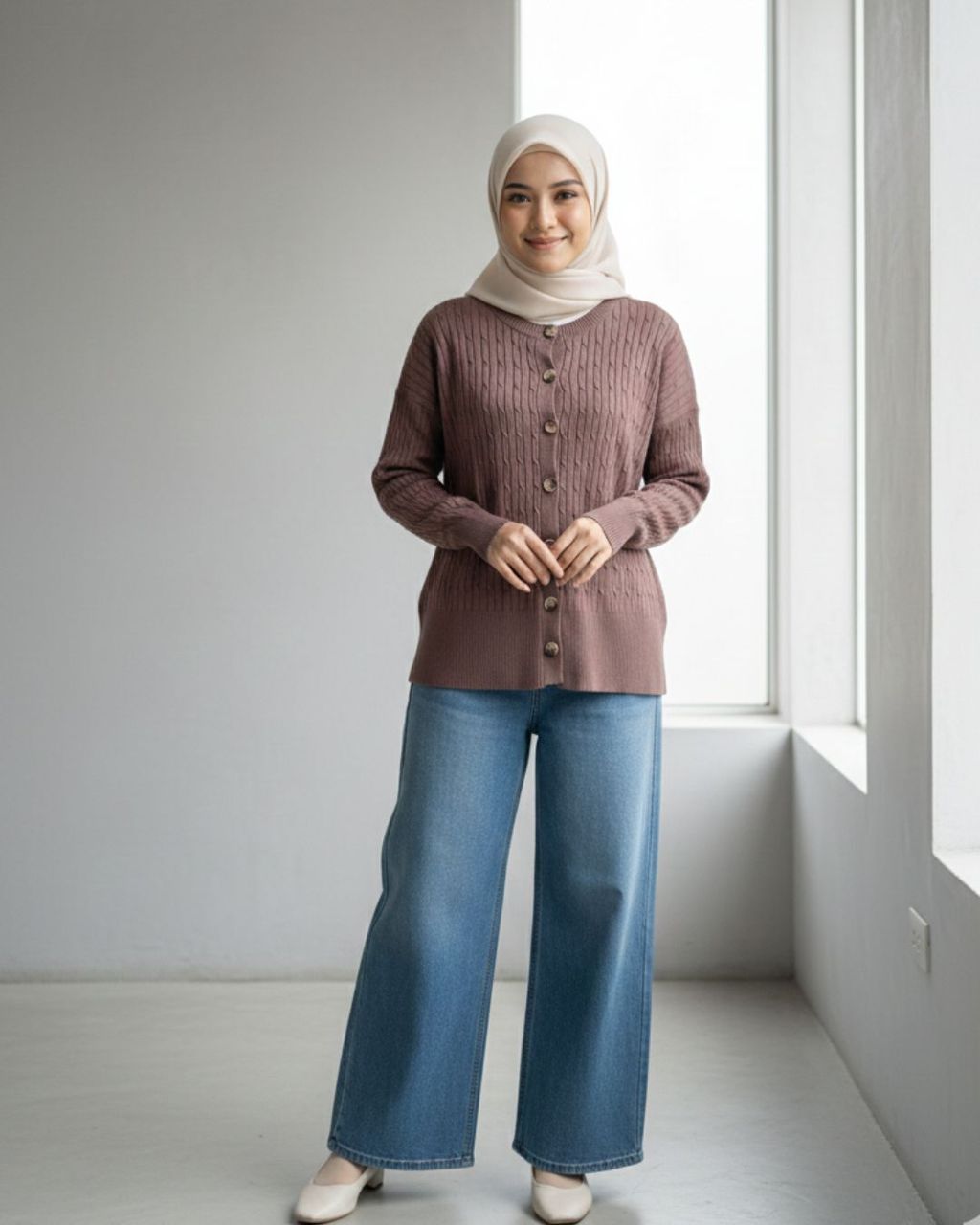 haura-wear-nadya-dress-lengan panjang-dress labuh-baju labuh-knit-tunic-kaftan-midi-dress-blouse-shirt-long-sleeve-baju-muslimah-baju-perempuan-shirt-blouse-baju (17)