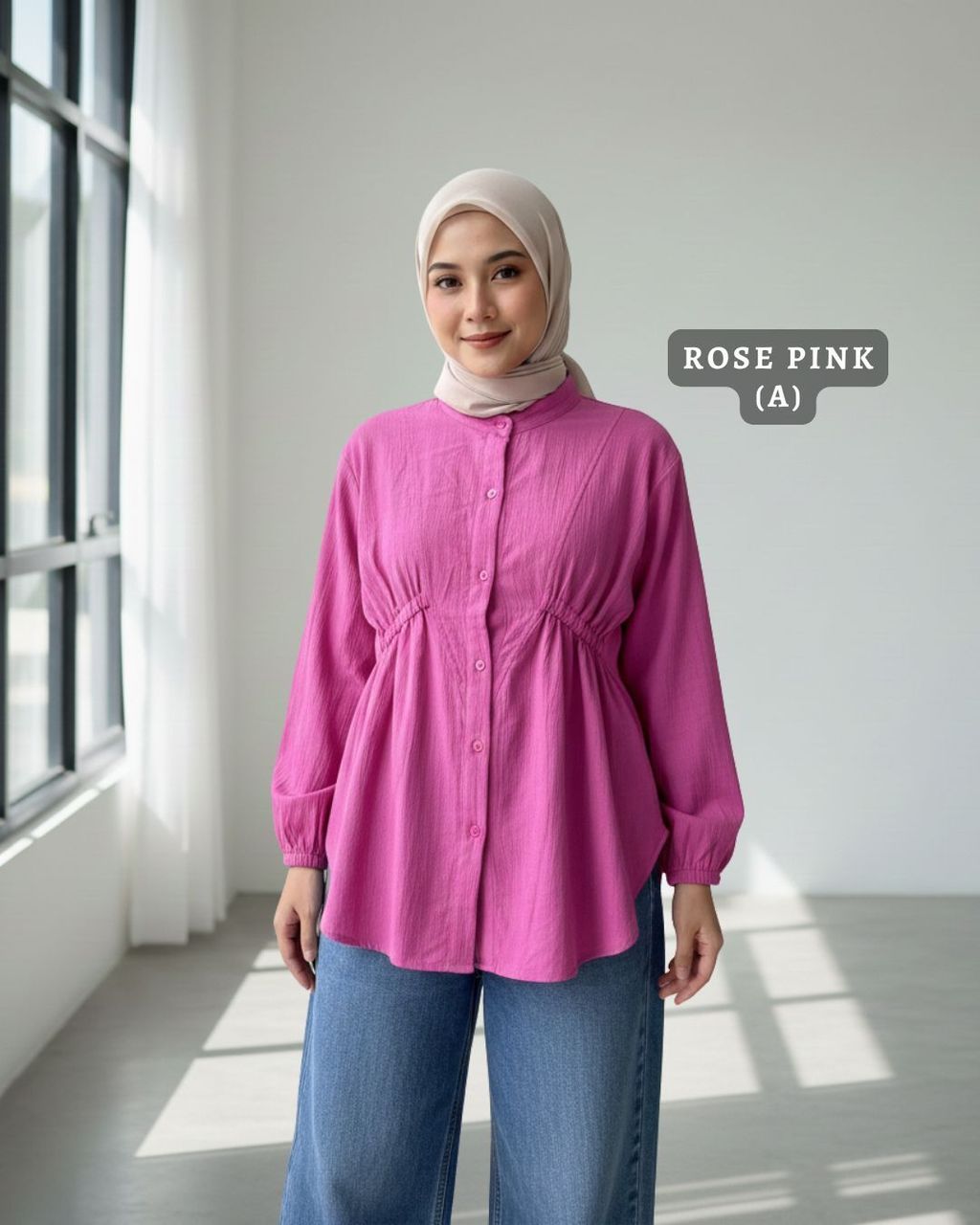 haura-wear-wyne-dress-lengan panjang-dress labuh-baju labuh-knit-tunic-kaftan-midi-dress-blouse-shirt-long-sleeve-baju-muslimah-baju-perempuan-shirt-blouse-baju (1)