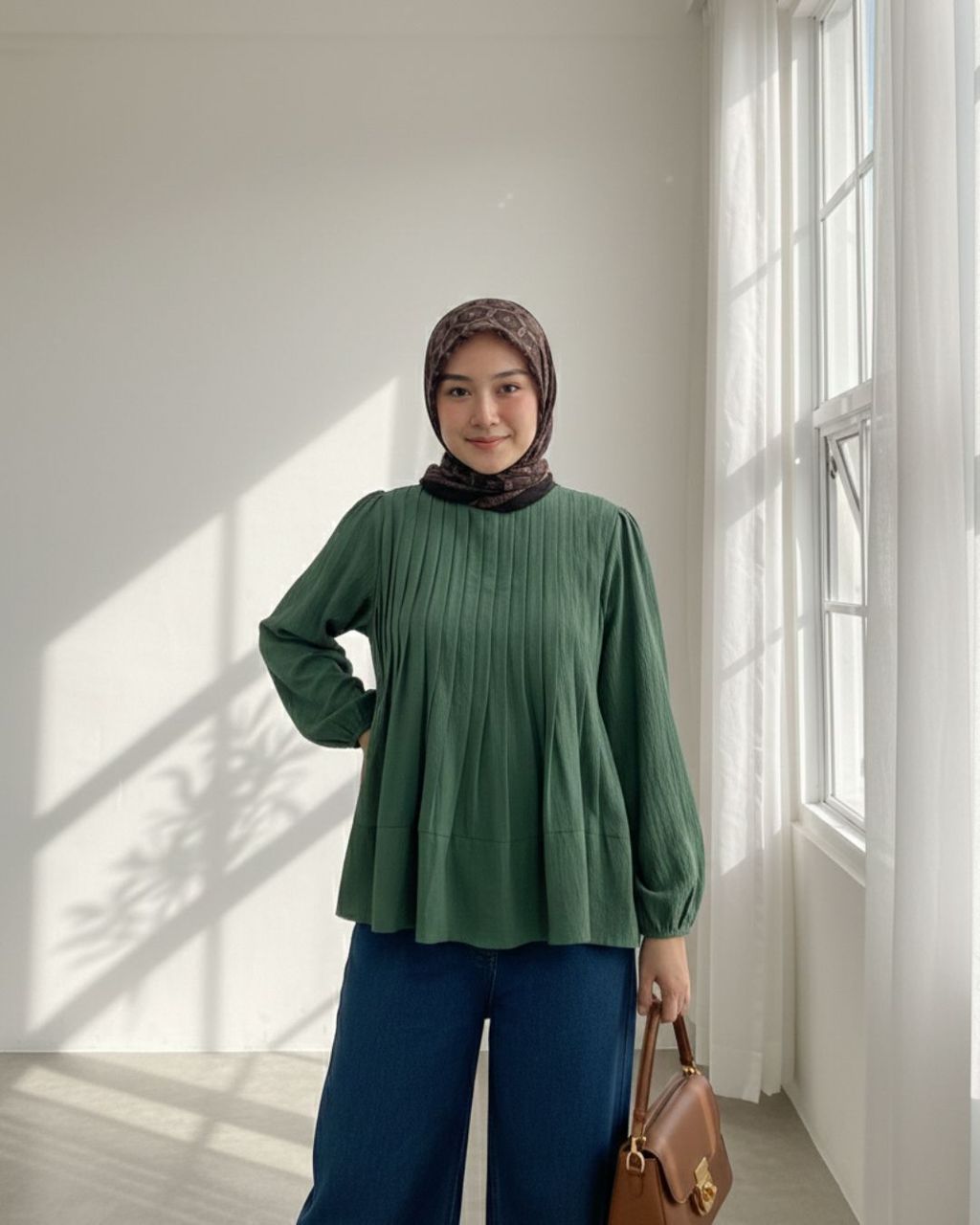 haura-wear-eirda-dress-lengan panjang-dress labuh-baju labuh-knit-tunic-kaftan-midi-dress-blouse-shirt-long-sleeve-baju-muslimah-baju-perempuan-shirt-blouse-baju (13)