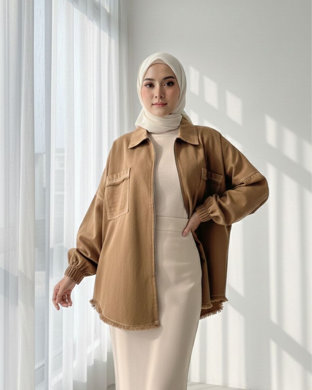 haura-wear-margo-dress-lengan panjang-dress labuh-baju labuh-knit-tunic-kaftan-midi-dress-blouse-shirt-long-sleeve-baju-muslimah-baju-perempuan-shirt-blouse-baju (4)