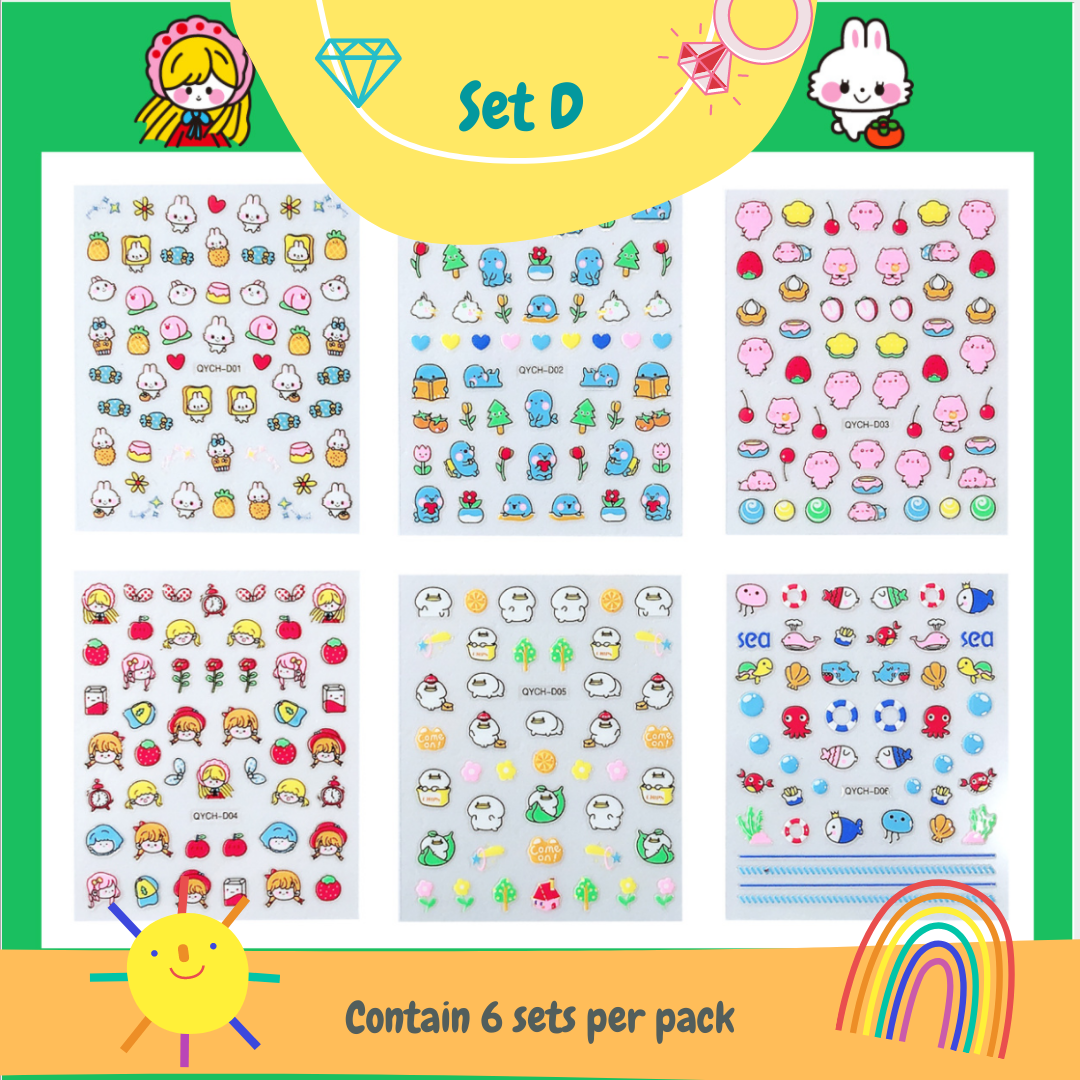 DIY Nail Sticker - Set D.png