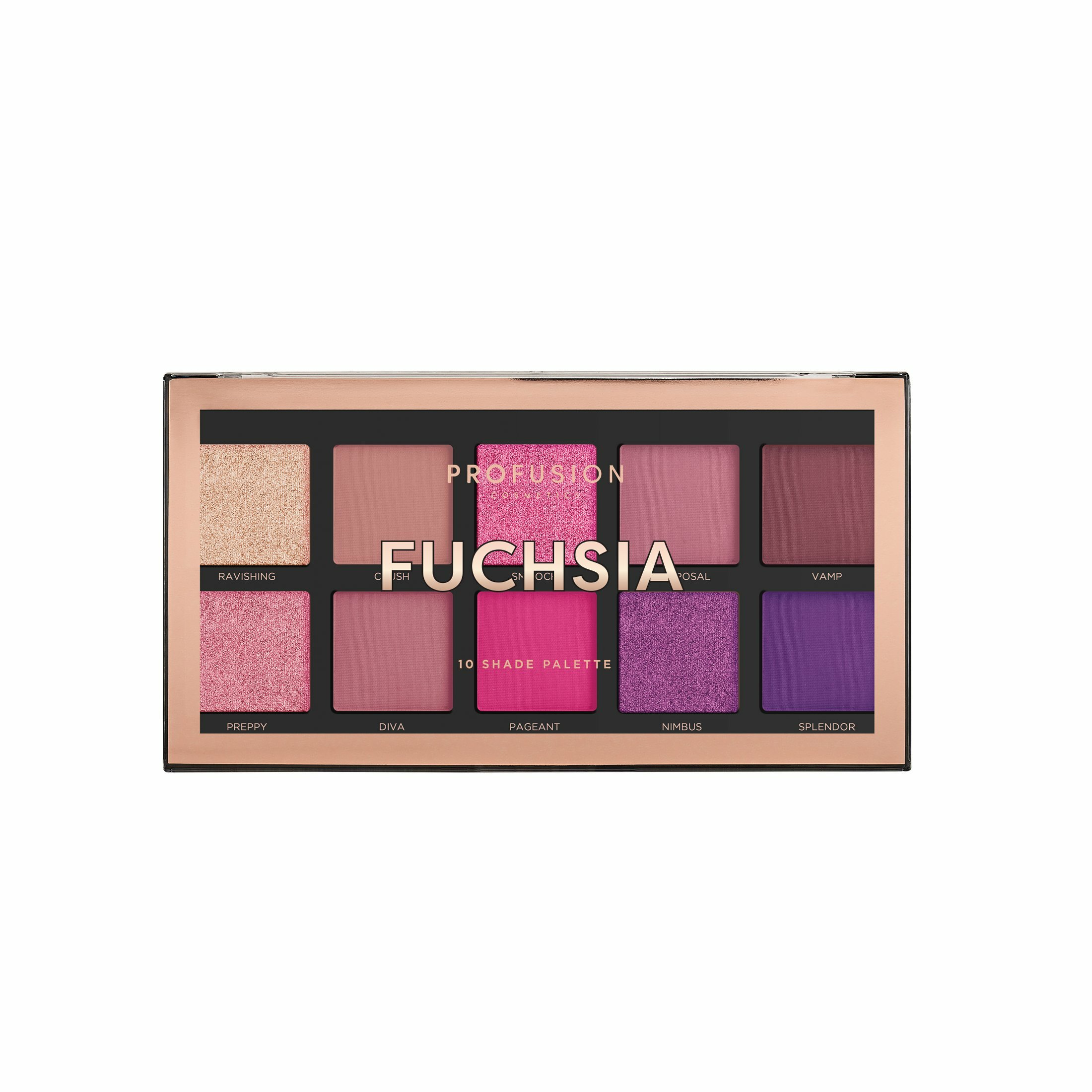 1800-2P Fuchsia Closed-ProfusionCosmetics-10色眼影盤-艷紅.jpg