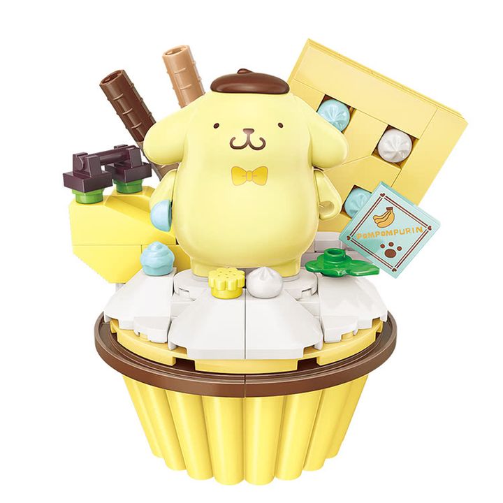 [QMAN啟蒙積木] Keeppley Sanrio 三麗鷗 杯子蛋糕系列-布丁狗 01