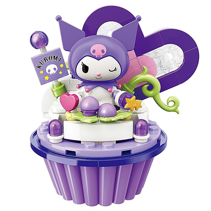 [QMAN啟蒙積木] Keeppley Sanrio 三麗鷗 杯子蛋糕系列-酷洛米02