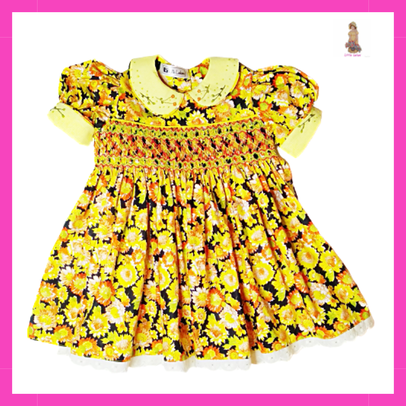 Buy Girls' Yellow Dress (Yellow Color, for Ages 2-3Y to 7-8Y)