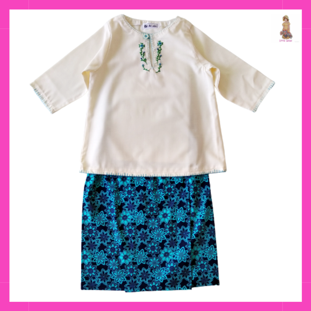 Little Leilani Baju Kurung Embroidery Dark Blue .png