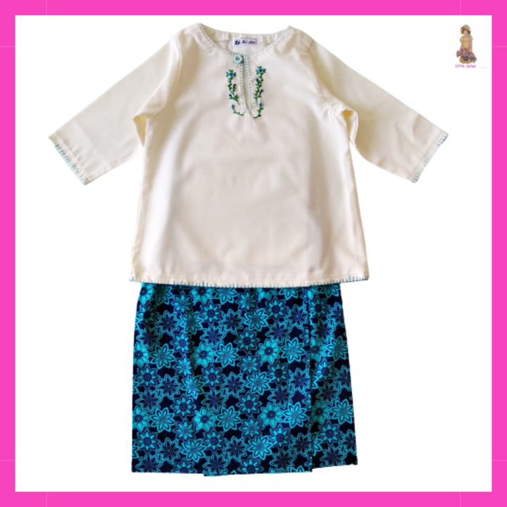 Little Leilani Baju Kurung Embroidery Dark Blue .png