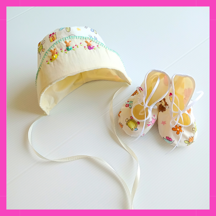 Little Leilani Bonnet Bootie 1