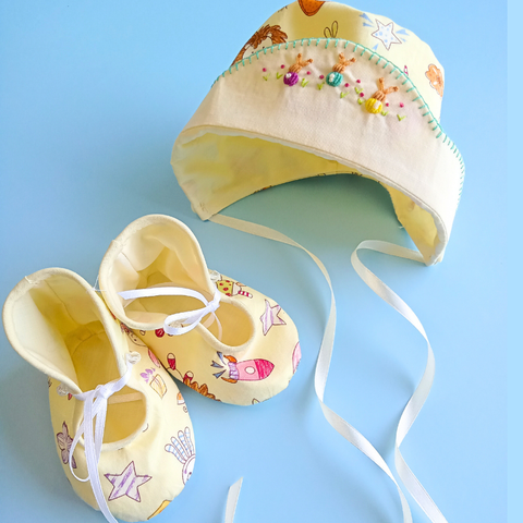 Little Leilani Bonnet Bootie 3a