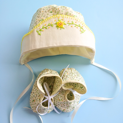 Little Leilani Bonnet Bootie 9a