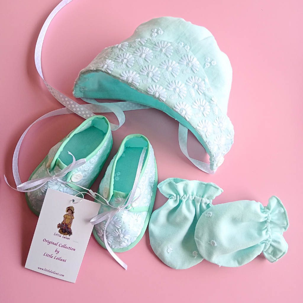 Little Leilani Bonnet Bootie 10a