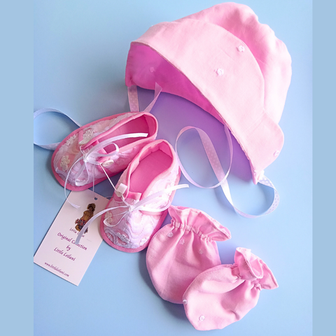 Little Leilani Bonnet Bootie 11a