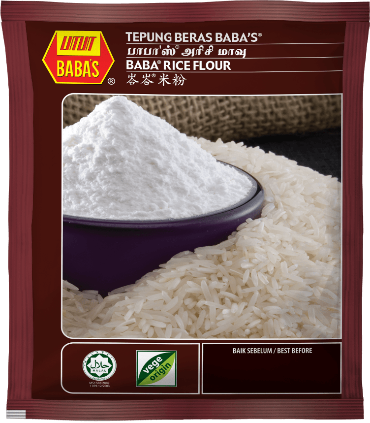Babas Rice Flour / Tepung Beras Babas (500g) 21st Grocer