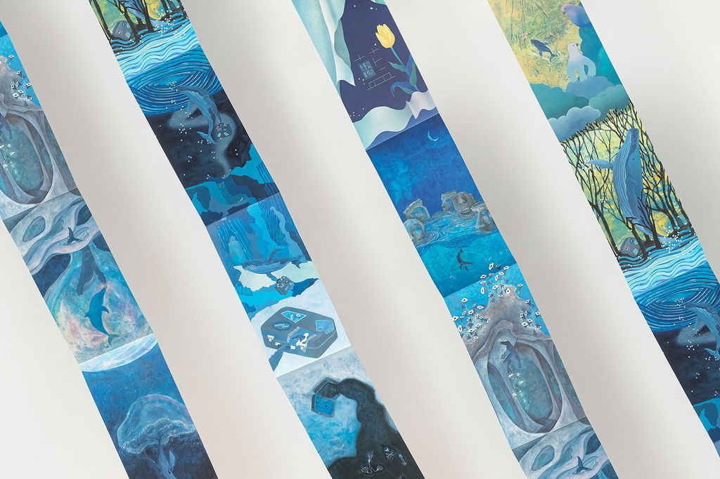 夾層間無瑕的藍-展開圖